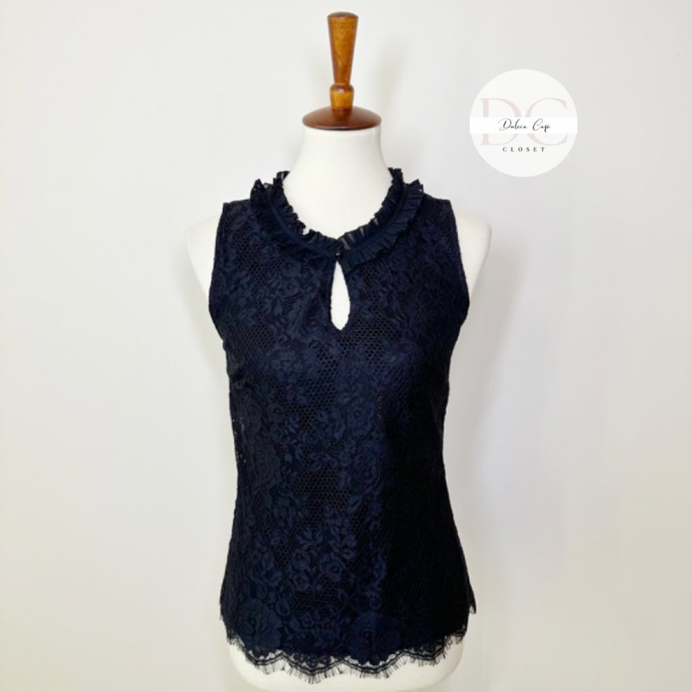 JULIO Lace Black Blouse Size 2